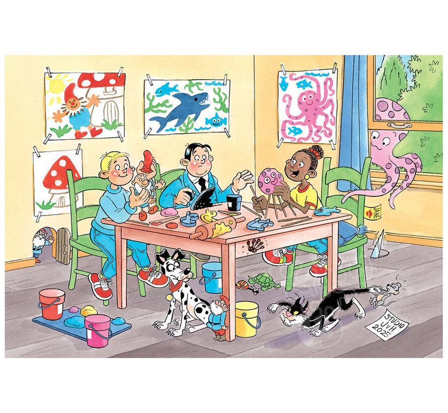 Jumbo Jan van Haasteren Junior #20 Clay Art Puzzle 150pcs