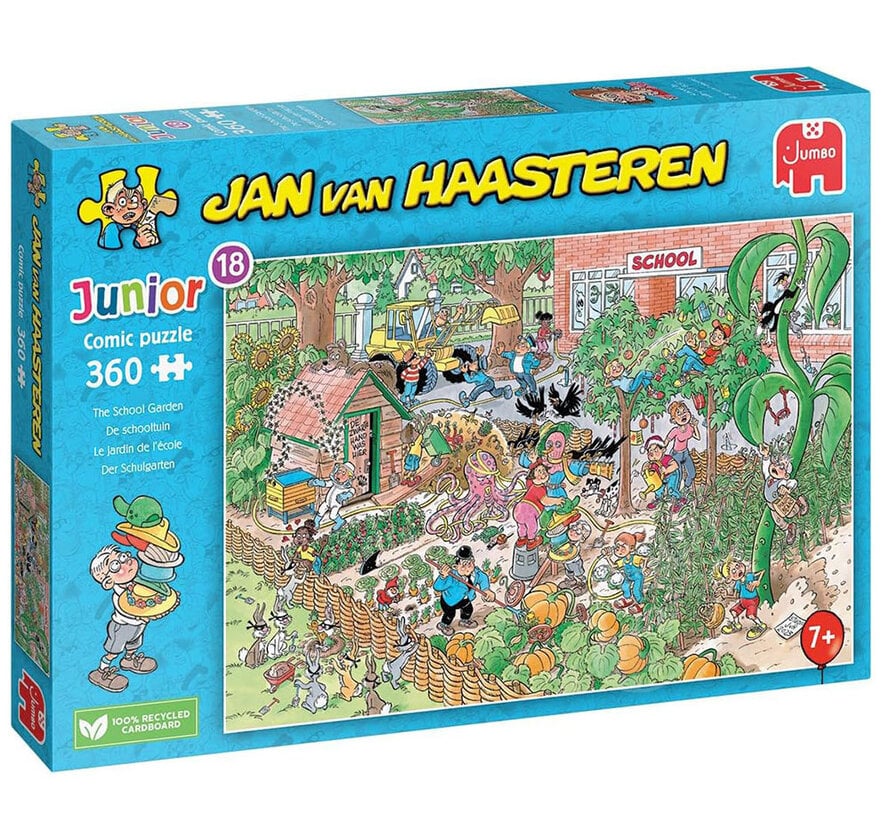 Jumbo Jan van Haasteren Junior #18 The School Garden Puzzle 360pcs