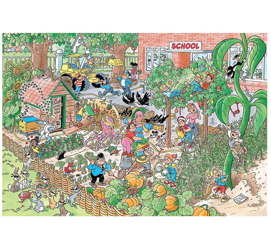 Jumbo Jan van Haasteren Junior #18 The School Garden Puzzle 360pcs