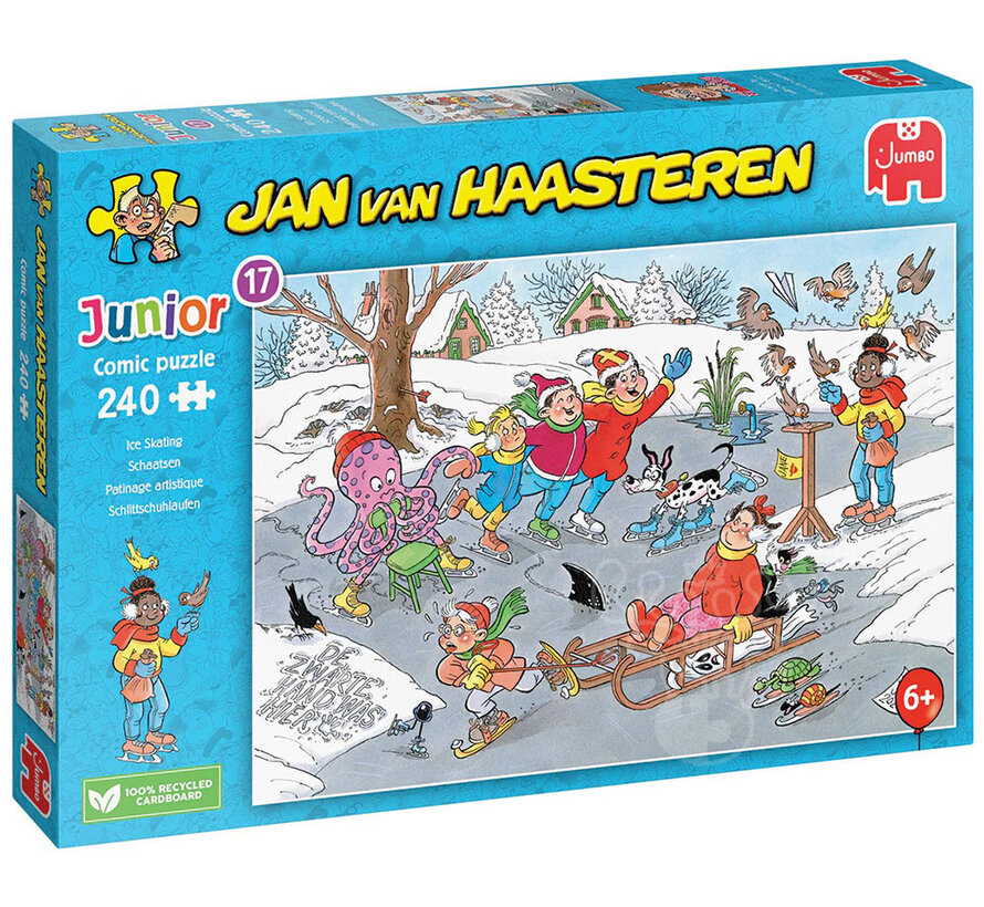 Jumbo Jan van Haasteren Junior #17 Ice Skating Puzzle 240pcs