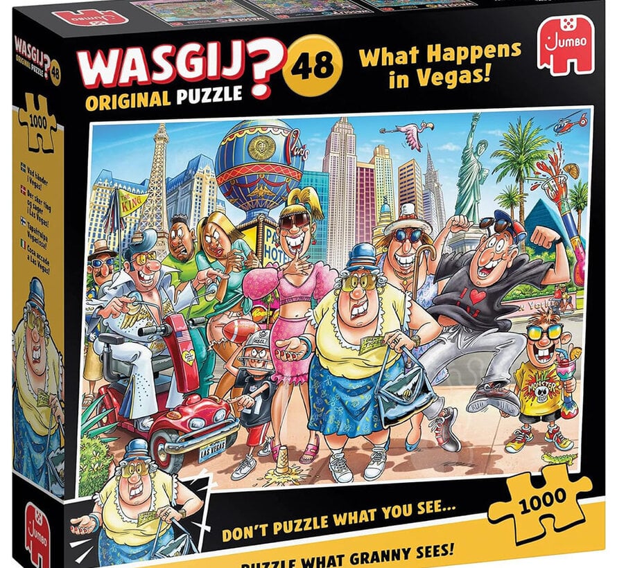 Jumbo Wasgij Original 48 What happens in Vegas! Puzzle 1000pcs