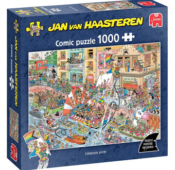 Jumbo Jumbo Jan van Haasteren - Celebrate Pride! Puzzle 1000pcs