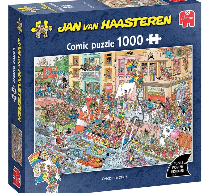 Jumbo Jan van Haasteren - Celebrate Pride! Puzzle 1000pcs