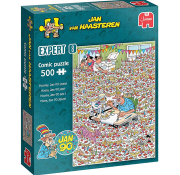 Jumbo Jumbo Jan van Haasteren - Expert 08 Hooray Jan 90 years! Puzzle 500pcs