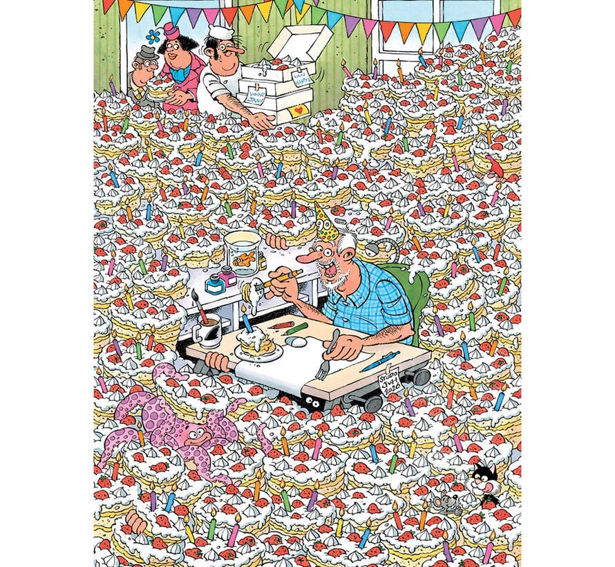 Jumbo Jan van Haasteren - Expert 08 Hooray Jan 90 years! Puzzle 500pcs
