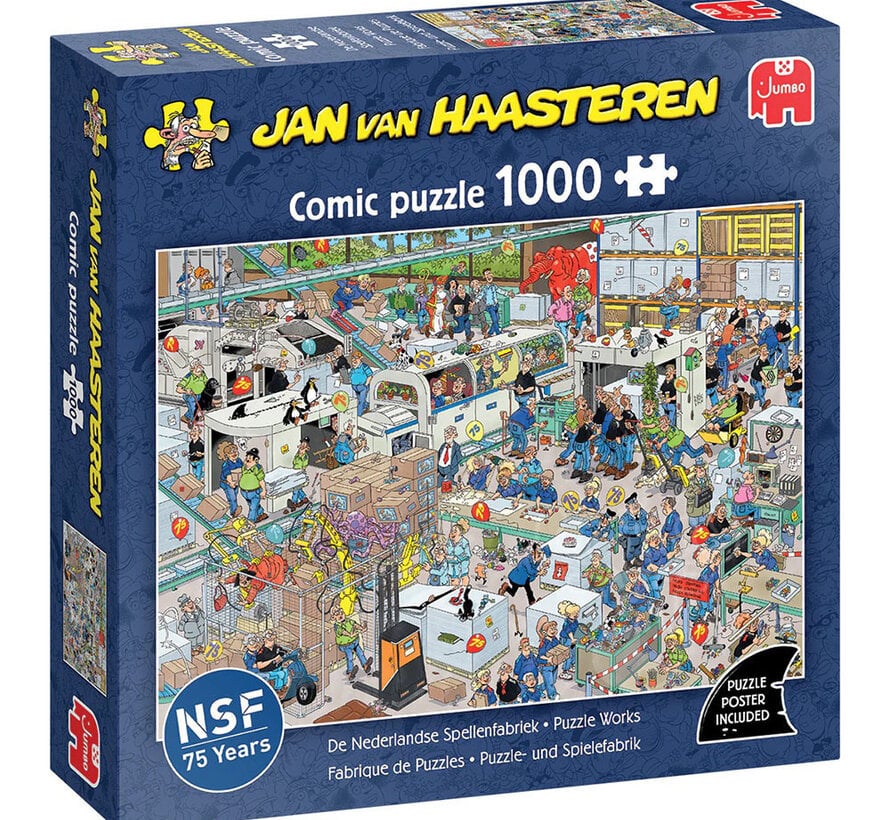 Jumbo Jan van Haasteren - Puzzle Works Puzzle 1000pcs