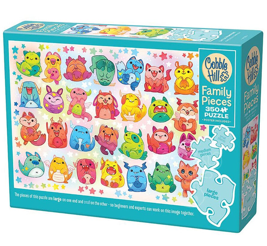 Cobble Hill Little Monsters Family Puzzle 350pcs