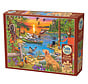 Cobble Hill Camping at Sunset Cove Easy Handling Puzzle 275pcs
