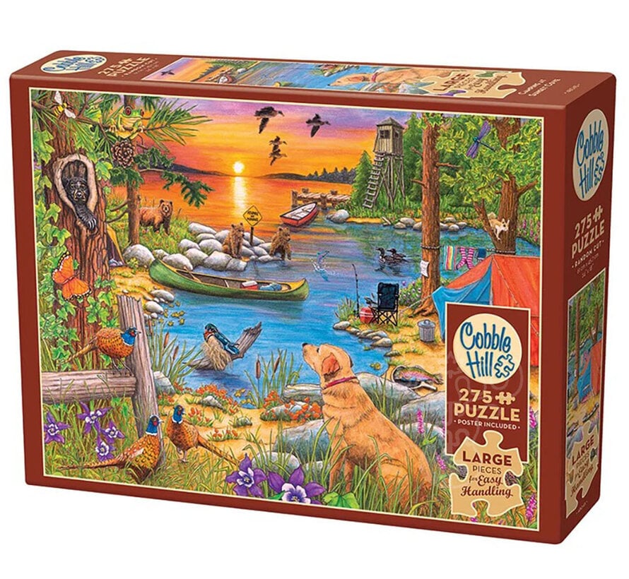 Cobble Hill Camping at Sunset Cove Easy Handling Puzzle 275pcs
