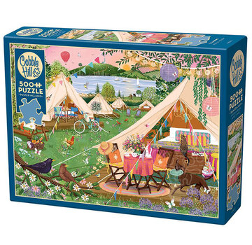 Cobble Hill Puzzles Cobble Hill Glamping Puzzle 500pcs