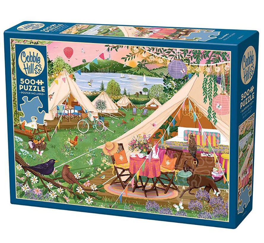 Cobble Hill Glamping Puzzle 500pcs