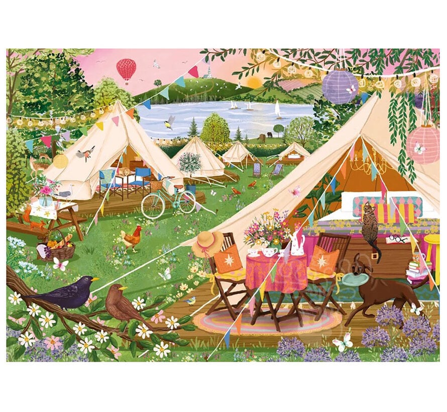 Cobble Hill Glamping Puzzle 500pcs