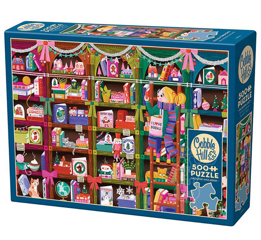 Cobble Hill Holiday Browsing Puzzle 500pcs