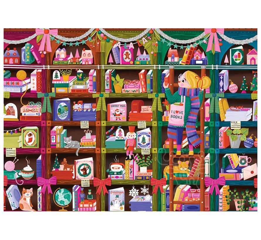 Cobble Hill Holiday Browsing Puzzle 500pcs