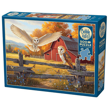 Cobble Hill Puzzles Cobble Hill Barn and Owls Puzzle 500pcs