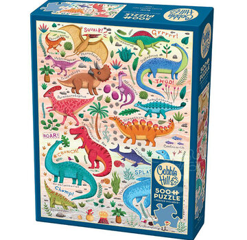 Cobble Hill Puzzles Cobble Hill Rawr! Puzzle 500pcs
