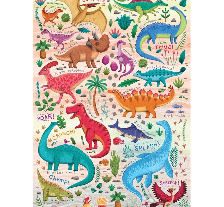 Cobble Hill Rawr! Puzzle 500pcs