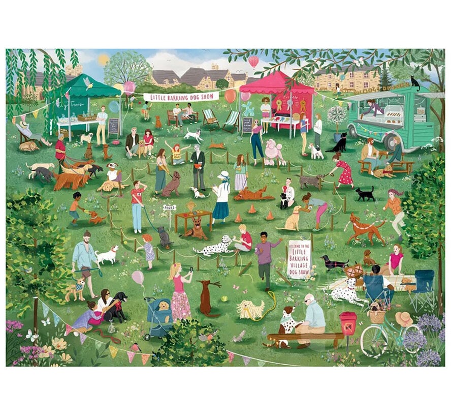Cobble Hill Little Barking Dog Show Puzzle 1000pcs