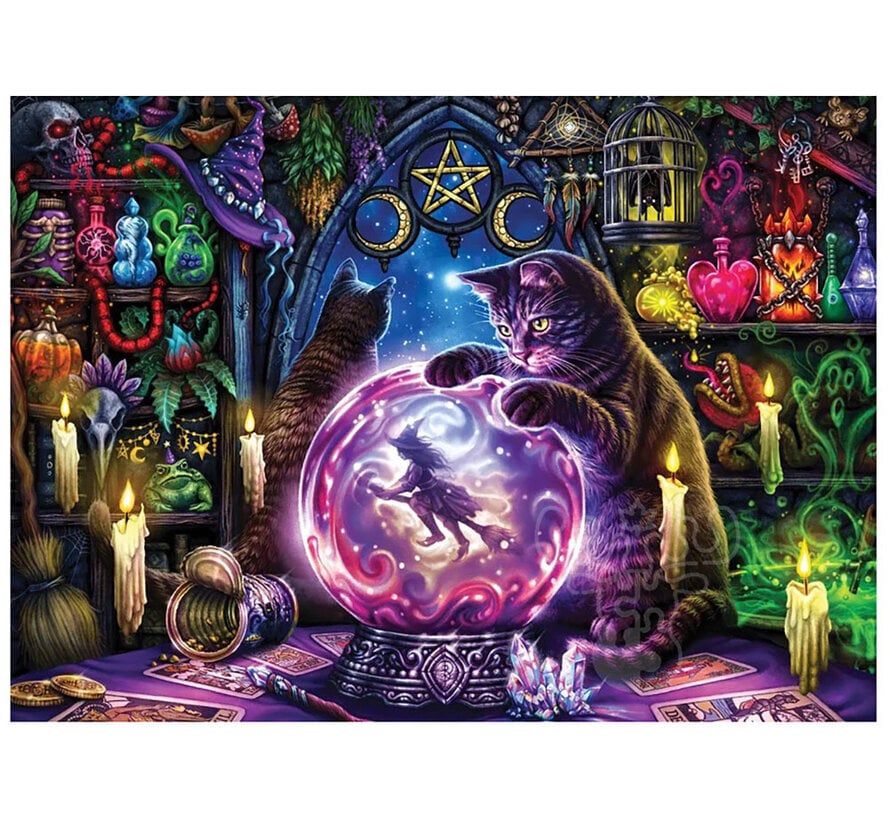Cobble Hill Time to Feed the Cats Puzzle 1000pcs