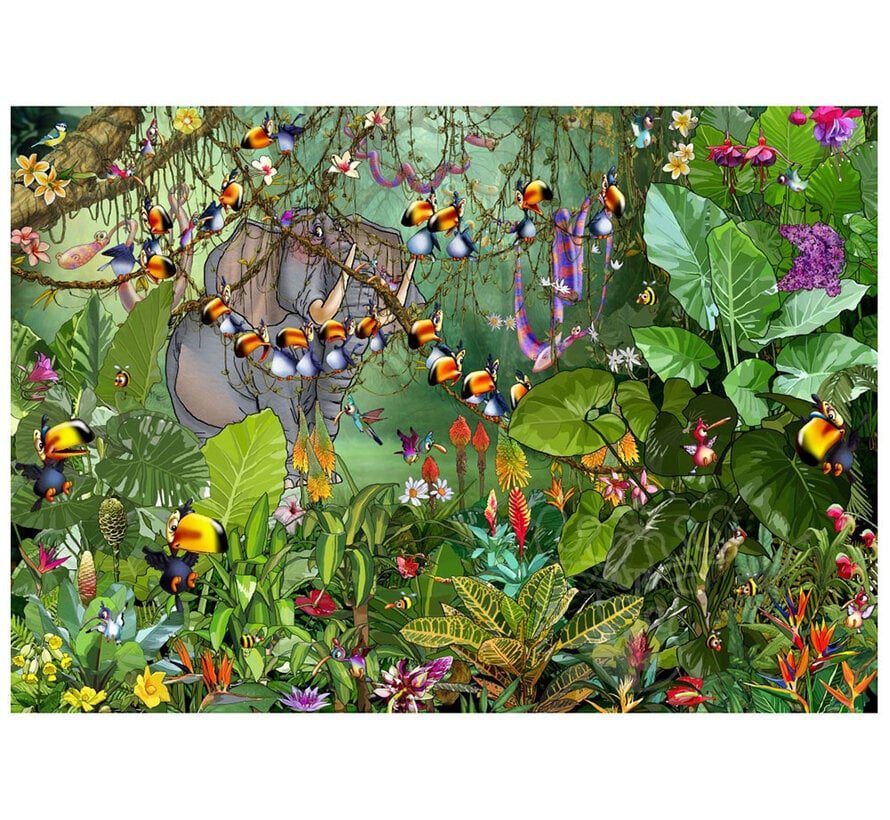 Grafika Jungle - François Ruyer Puzzle 1000pcs