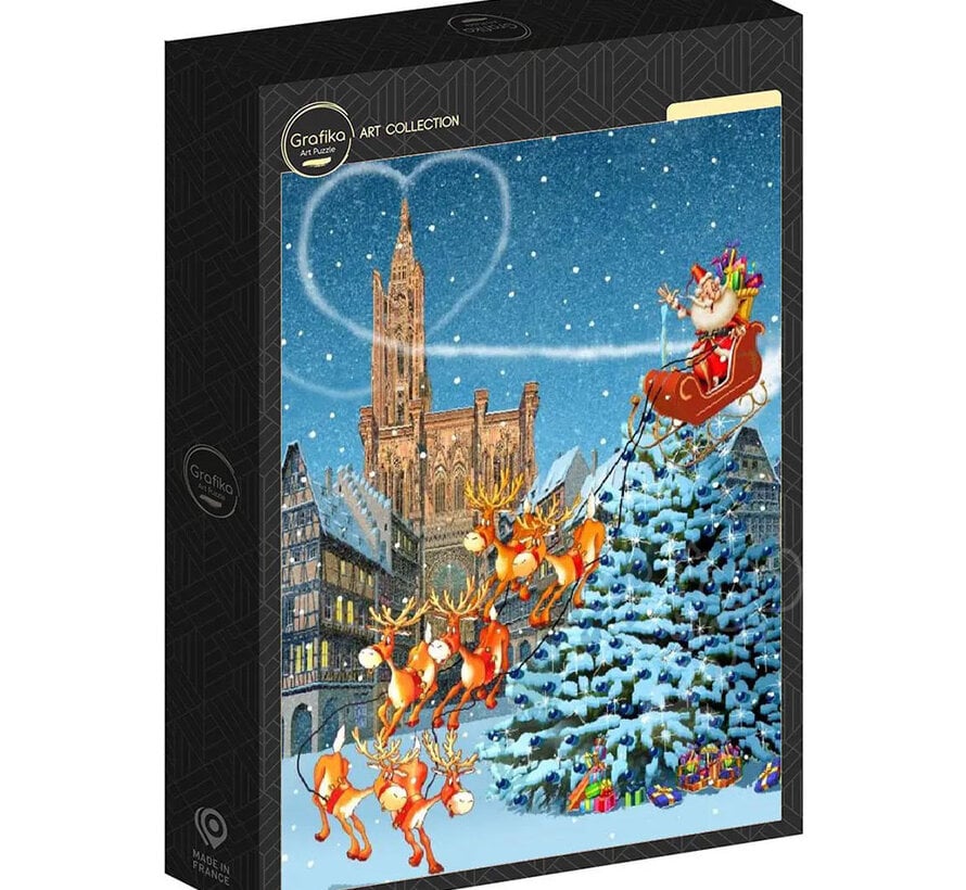 Grafika Strasbourg Cathedral at Christmas Puzzle 500pcs