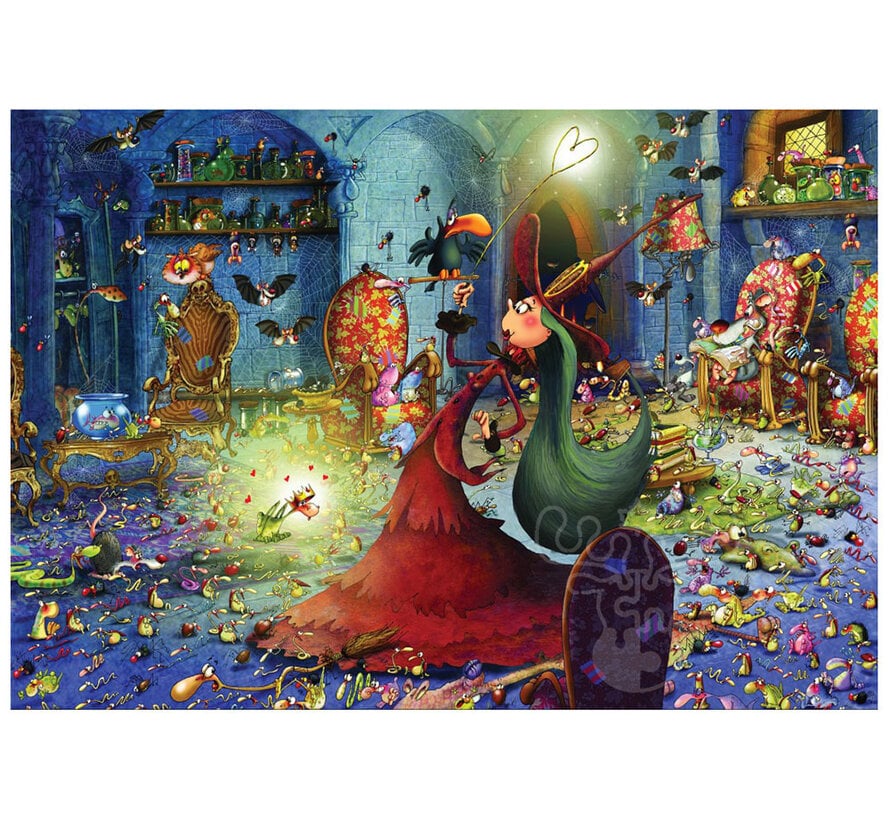 Grafika La Sorcière à la Baguette Magique - François Ruyer Puzzle 1000pcs
