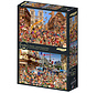 Grafika The Art of François Ruyer: La Cour Des Miracles - Les 30 Glorieuses Puzzle 2 x 500pcs