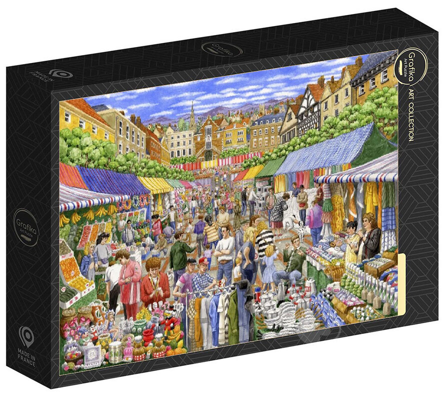 Grafika A Day at the Market Puzzle 1000pcs