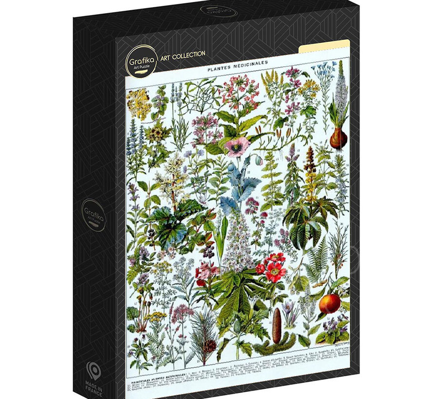 Grafika Larousse: Medicinal Plants Puzzle 1000pcs