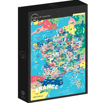 Grafika Grafika Map of France Puzzle 1000pcs