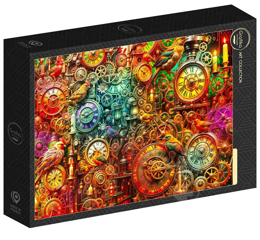 Grafika The Secret Bird Clock Puzzle 1000pcs
