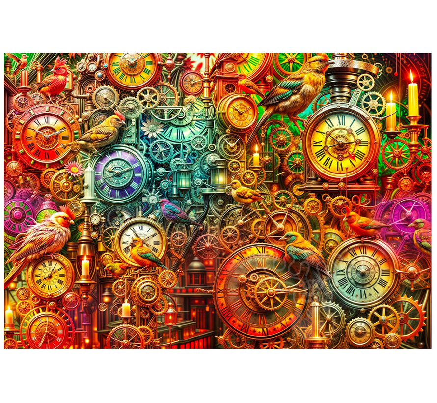 Grafika The Secret Bird Clock Puzzle 1000pcs