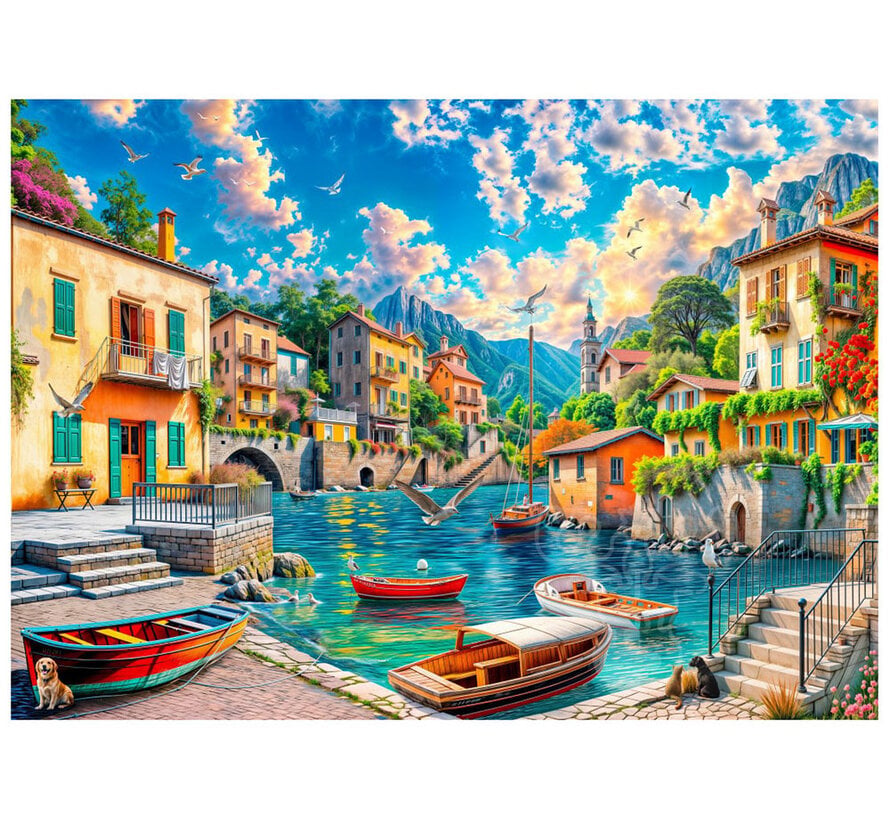 Grafika My Vacation Village Puzzle 500pcs