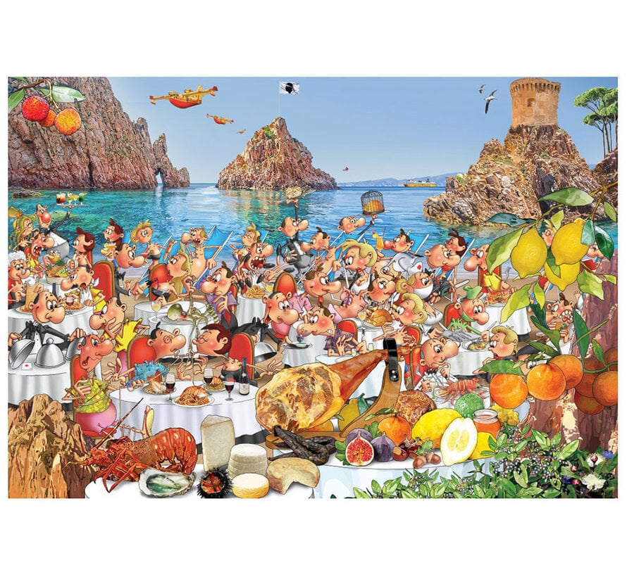 Grafika La Corse - François Ruyer Puzzle 1000pcs
