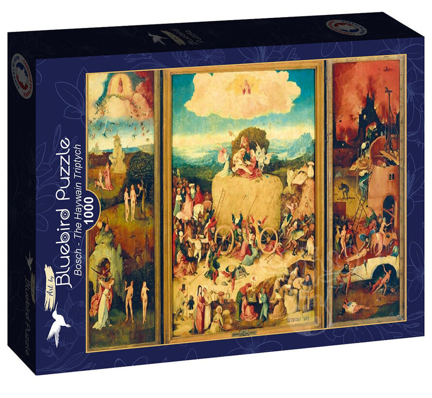 Bluebird Bosch - The Haywain Triptych Puzzle 1000pcs
