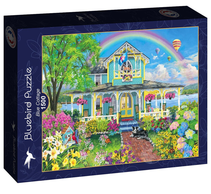 Bluebird Blue Cottage Puzzle 1500pcs