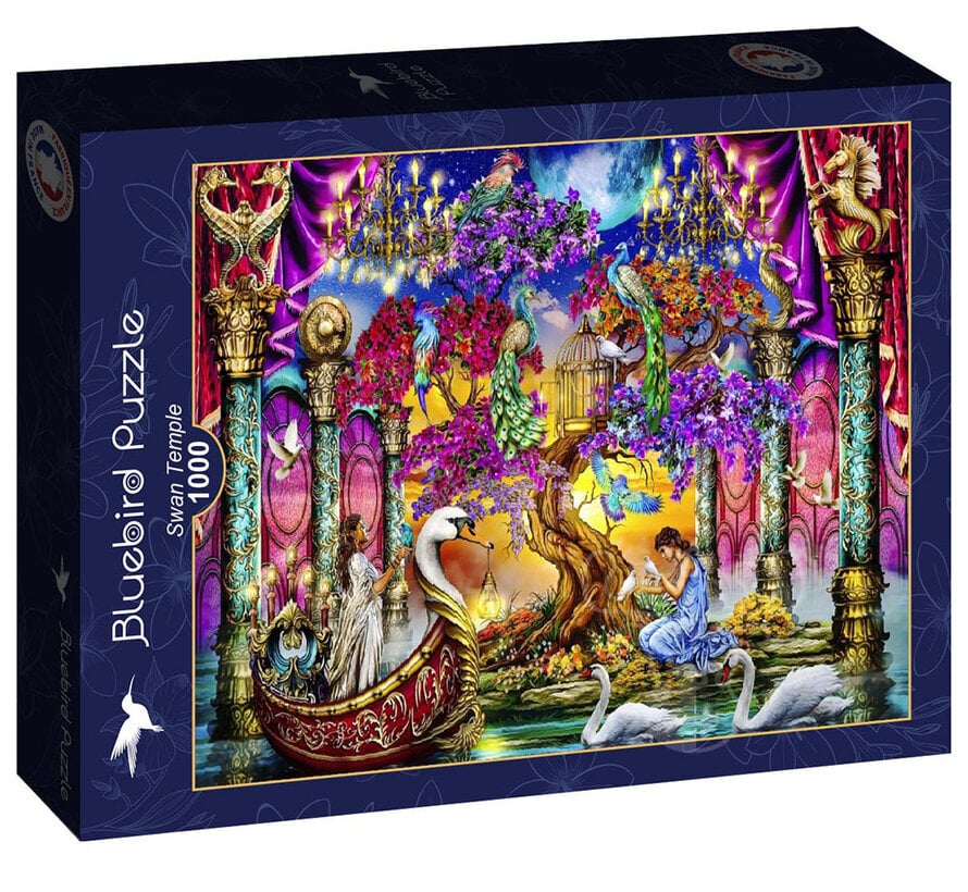 Bluebird Swan Temple Puzzle 1000pcs