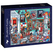 Bluebird Bluebird Cats and Dogs Art Gallery Puzzle 1000pcs