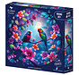 Bluebird Les Oiseaux sur la Branche Round Puzzle 501pcs