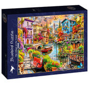 Bluebird Bluebird The Village on the Canal Puzzle 2000pcs