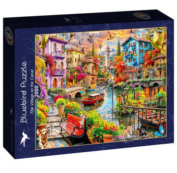 Bluebird Bluebird The Village on the Canal Puzzle 2000pcs