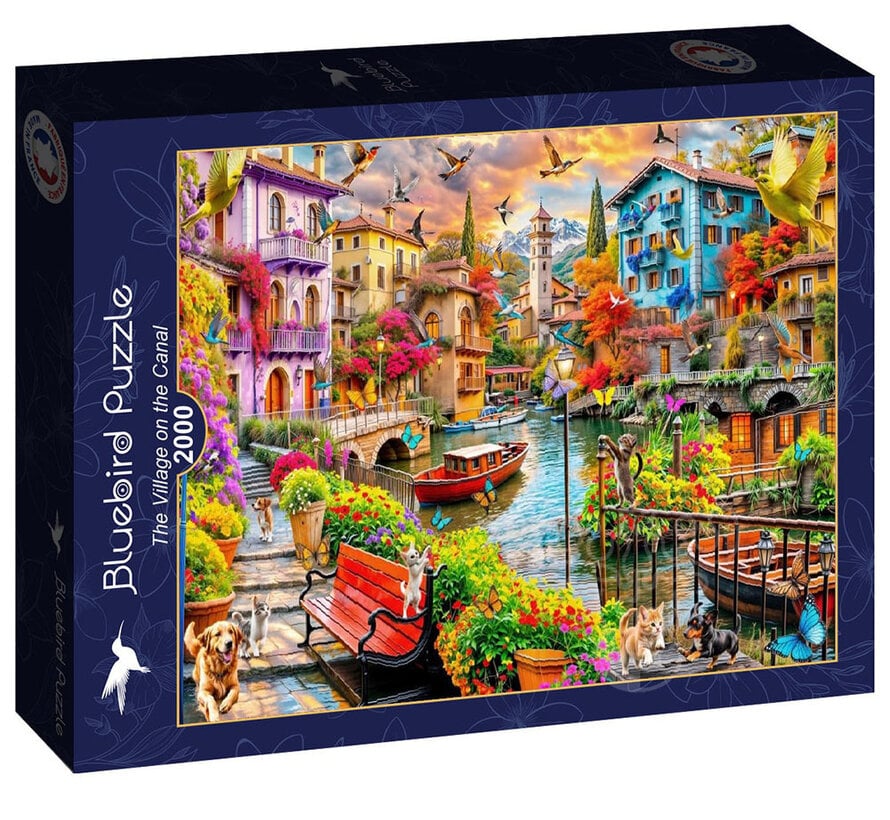 Bluebird The Village on the Canal Puzzle 2000pcs