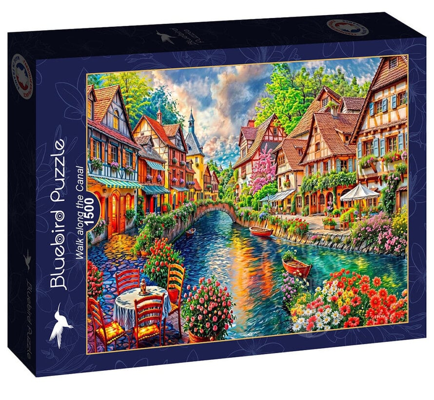 Bluebird Walk along the Canal Puzzle 1500pcs