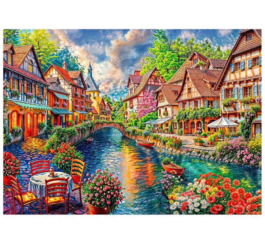 Bluebird Walk along the Canal Puzzle 1500pcs