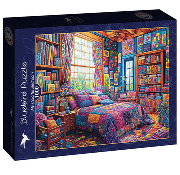 Bluebird Bluebird My Colorful Bedroom Puzzle 1000pcs