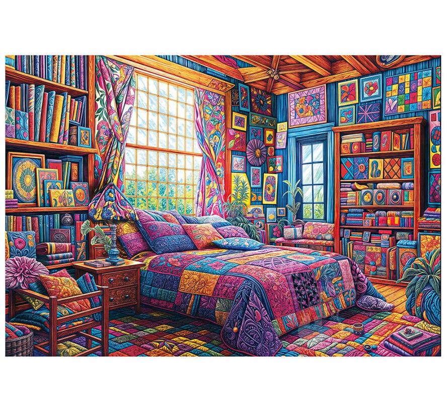 Bluebird My Colorful Bedroom Puzzle 1000pcs