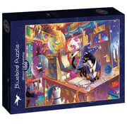 Bluebird Bluebird Wizard Cat Bookshop Puzzle 1000pcs
