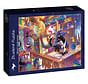 Bluebird Wizard Cat Bookshop Puzzle 1000pcs