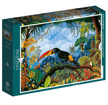 Pieces & Peace Pieces & Peace Toucan Bleu Puzzle 1000pcs