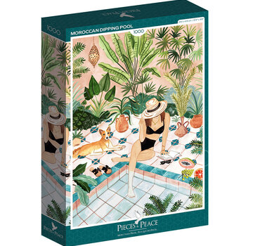 Pieces & Peace Pieces & Peace Moroccan Dipping Pool Puzzle 1000pcs